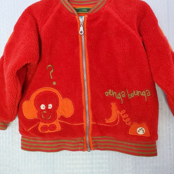 Oilily Fleece Monkey Jacket - Picture 2 of 4